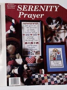 Cross Stitch Serenity  Prayer -  JL116- 1991 Cross Stitch Kit Open no Needle VTg